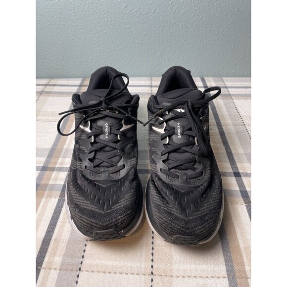 Hoka One One Gaviota 4 Men\'s Size 13D Running Shoes Black White 1123198 BWHT main image 8